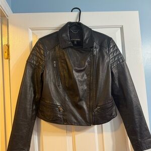 Banana Republic Black Leather Jacket
